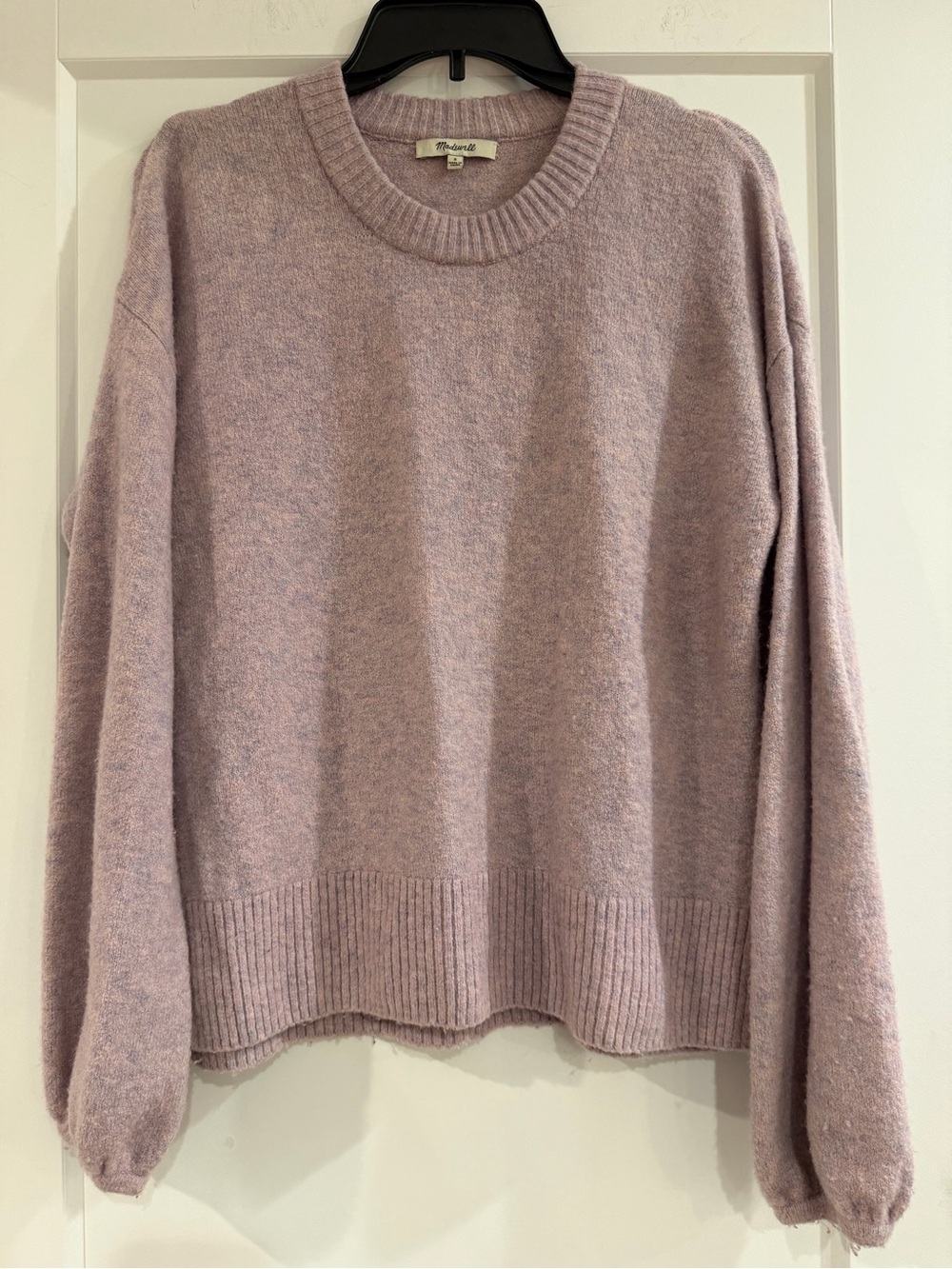 Madewell Dusty Lavender Crewneck Sweater size S